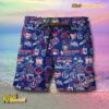 NFL New York Giants Football Symbol Beach Shorts a
