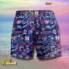 NFL New York Giants Football Symbol Beach Shorts b