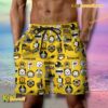 NFL Pittsburgh Steelers Football Symbol Beach Shorts