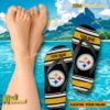 NFL Pittsburgh Steelers Logo Print Personalized Flip Flops a