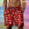 NFL San Francisco 49ers Football Symbol Beach Shorts