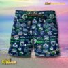 NFL Seattle Seahawks Football Symbol Beach Shorts a