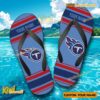 NFL Tennessee Titans Logo Print Personalized Flip Flops