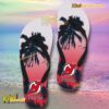 New Jersey Devils NHL Coconut Tree Personalized Flip Flops