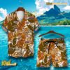 New York Knicks NBA Team Logo Coconut Tree Pattern Hawaiian Shirt And Shorts