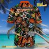 Philadelphia Flyers NHL Tiki Design Hawaiian Shirt b