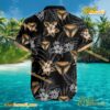 Polaris Slingshot Logo Print Hibiscus Floral Black Hawaiian Shirt b