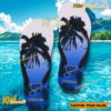 St Louis Blues NHL Coconut Tree Personalized Flip Flops