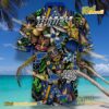 St Louis Blues NHL Tiki Design Hawaiian Shirt b