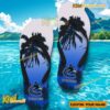 Vancouver Canucks NHL Coconut Tree Personalized Flip Flops