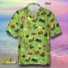 Adventure Time Characters Wearing Ugly Sweater Hawaiian Shirt-a XtCLv4u