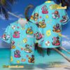 Cute Horror Characters Chilling Personalized Hawaiian Shirt wuOgKz3