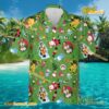 Elf Christmas Pattern Green Hawaiian Shirt-a mx1ndAy