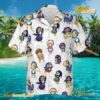 Penguin Party Super Mario Funny Cartoon Hawaiian Shirt-a tw7ZDEY
