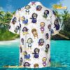 Penguin Party Super Mario Funny Cartoon Hawaiian Shirt-b E7a02xj