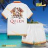 Queen Music Band Logo White Hawaiian Set lK3Oymt