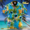 Cookie Monster Muppet Character Pineapple Summer Beach Hawaiian Set wWGvSHE