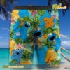 Cookie Monster Muppet Character Pineapple Summer Beach Hawaiian Set-c akN3bcV