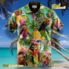 Dr. Teeth Muppet Character Pineapple Summer Beach Hawaiian Set tO4U5Df