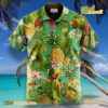 Kermit The Frog Muppet Character Pineapple Summer Beach Hawaiian Set odi4S03