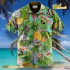 Oscar The Grouch Muppet Character Pineapple Summer Beach Hawaiian Set sfvygVr