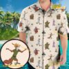 Robin Hood Cartoon Movie Characters Hawaiian Shirt bvtDA8B