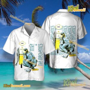 Mike + The Mechanics Hits Cover Art Hawaiian Tshirt 31cNA2M