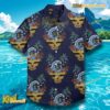 Dancing Bear Surfing On Grateful Dead Skull Hawaiian Shirt YhZvq4C