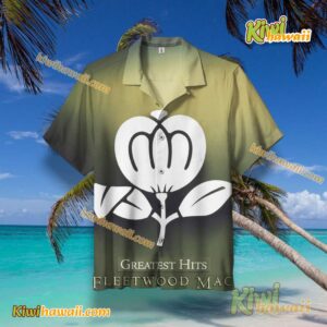 Fleetwood Mac Greatest Hits Album Cover Hawaiian Shirt 9djwFky
