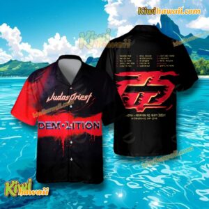 Judas Priest Demolition Music Gift Hawaiian Tshirt K8adVjW