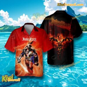 Judas Priest Hero Hero Music Gift Hawaiian Tshirt Zpta9kl