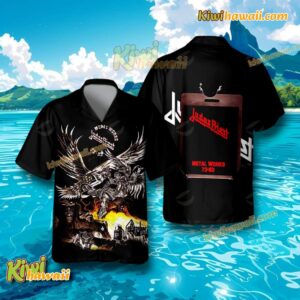 Judas Priest Metal Works ----Music Gift Hawaiian Tshirt HO15rqV