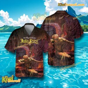 Judas Priest Sad Wings Of Destiny Music Gift Hawaiian Tshirt 2TsMGR7