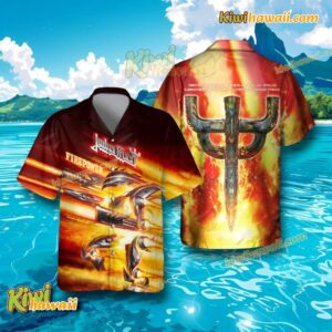 Judas Priest Firepower Music Gift Hawaiian Tshirt wY3xhpH