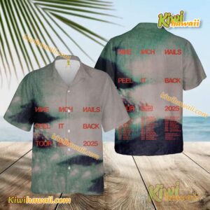 Nine Inch Nails Peel It Back 2025 World Tour Hawaiian Shirt m4PT5qc