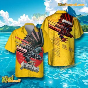 Judas Priest Screaming For Vengeance Music Gift Hawaiian Tshirt QUoX7Pd