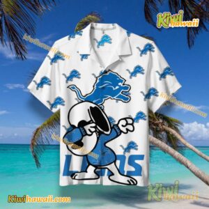Snoopy Dabbing With Detroit Lions Hawaiian Shirt-c oS9Lceg