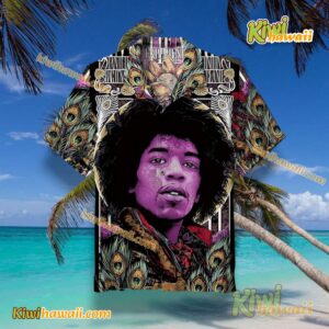 The Jimi Hendrix Experience Bag O'nails 1967 Hawaiian Shirt WdtIk3x