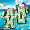 Trump Funny Dancing Irish Flag St. Patrick's Day Hawaiian Shirt aPnUAFj