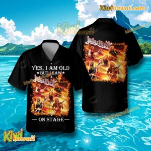 Yes I Am Old But I Saw Judas Priest On Stage Music Gift Hawaiian Tshirt Wx4zKr8