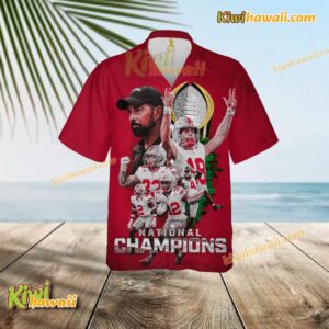 Ohio State Buckeyes National Champions 2025 Hawaiian Shirt uwhUTFJ