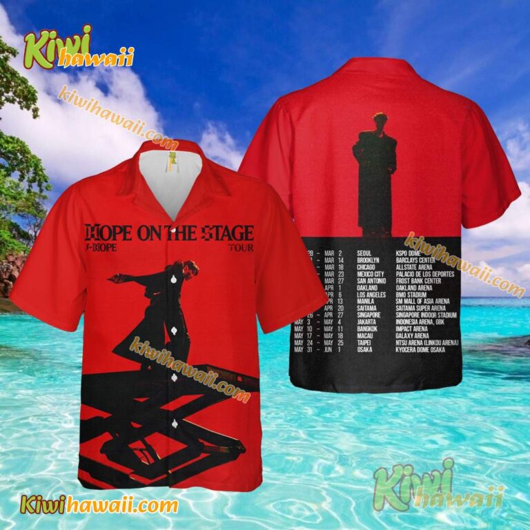 J-hope Hope On The Stage Tour 2025 Hawaiian Shirt Q391Yeq