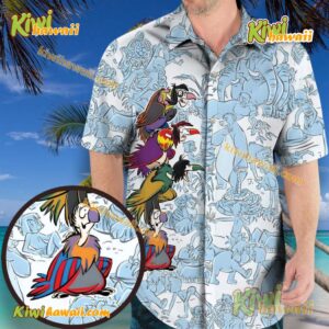 The Four Vultures The Jungle Book Hawaiian Shirt LfpPcjx
