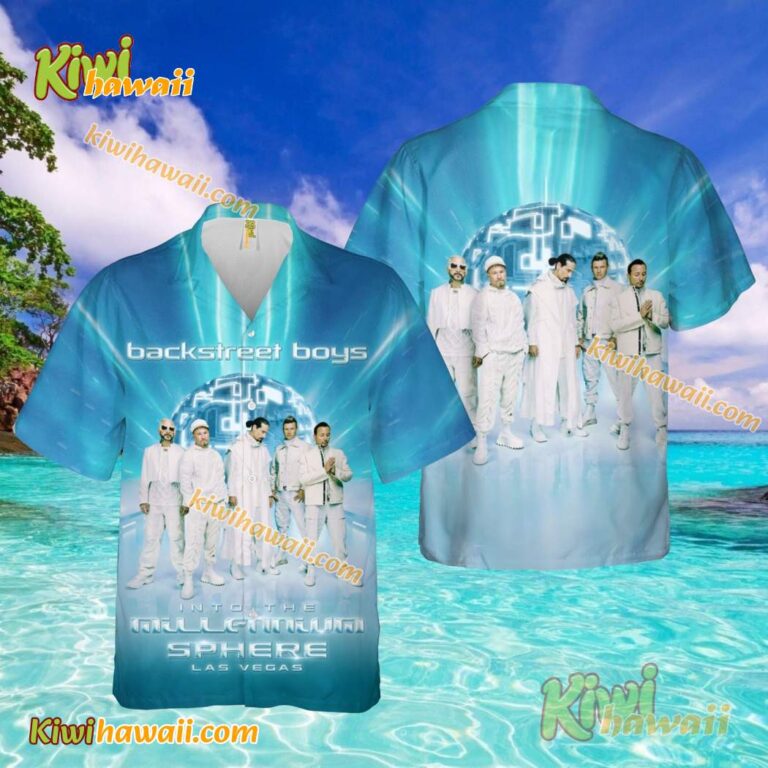 Backstreet Boys Sphere Summer 2025 Residency Into The Millenium Hawaiian Shirt 5peOFsR