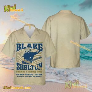 Blake Shelton Friends & Heroes 2025 Hawaiian Shirt G2nkE4h