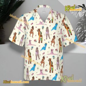 Cereal Monsters Butts Funny Hawaiian Shirt-a LHIVdBF