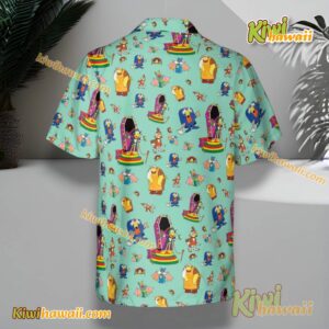 Count Duckula Cartoon Characters Hawaiian Shirt-b vfJCXRT