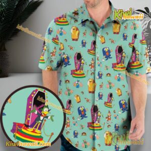 Count Duckula Cartoon Characters Hawaiian Shirt IaClYLz