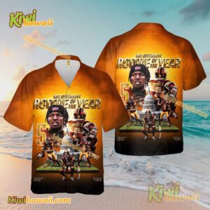 Jayden Daniels NFL Offensive Rookie Of The Year Hawaiian Shirt RsN6eWb