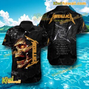 Metallica Skull M72 World Tour Hawaiian Shirt mJfqltb